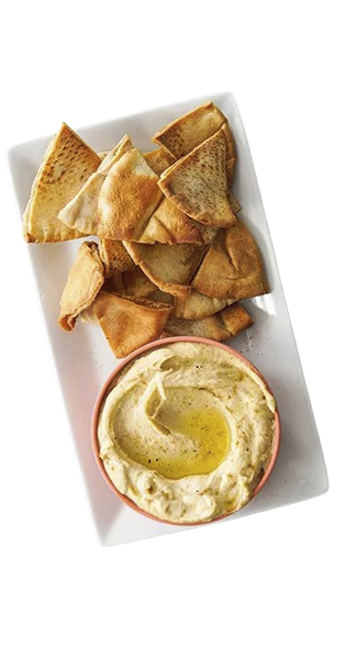 Hummus with Pita crackers